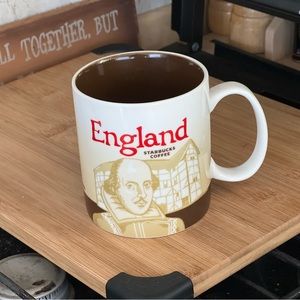 NWOT Starbucks Collector Series 2010 ENGLAND w/ Shakespeare 16 oz Mug
